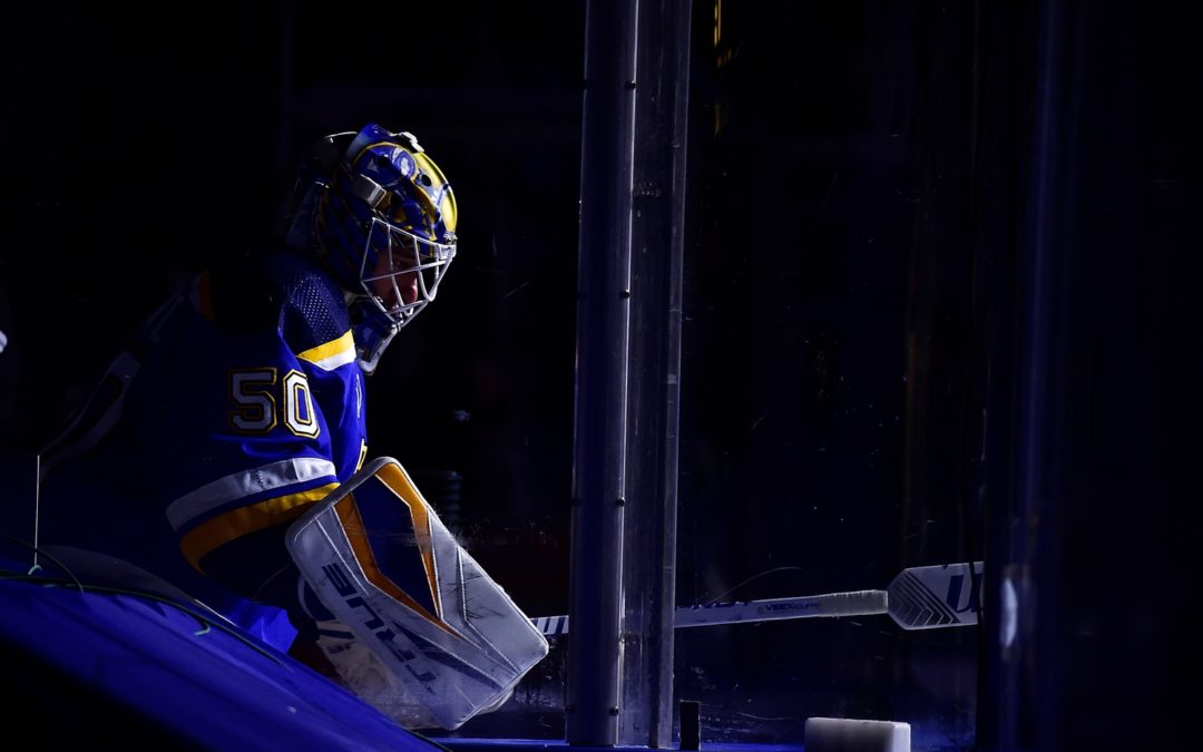 Bernie On The Blues: Can Jordan Binnington Be Perfect In Goal? No. But To Upset the Avs, He Better Be Close.