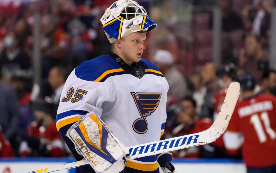 Bernie On The Blues: After A Shaky NHL Start, A Calmer And More Confident Ville Husso Has Earned Trust.