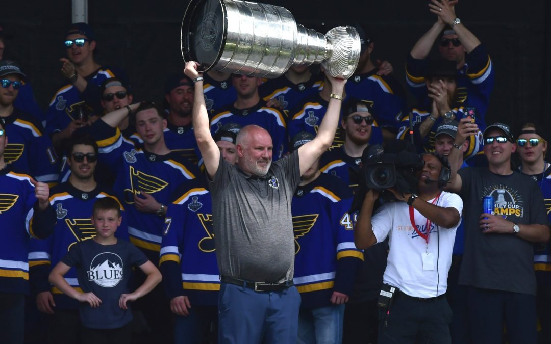 Bernie: The Blues At The Break. Questions And Answers With GM Doug Armstrong.
