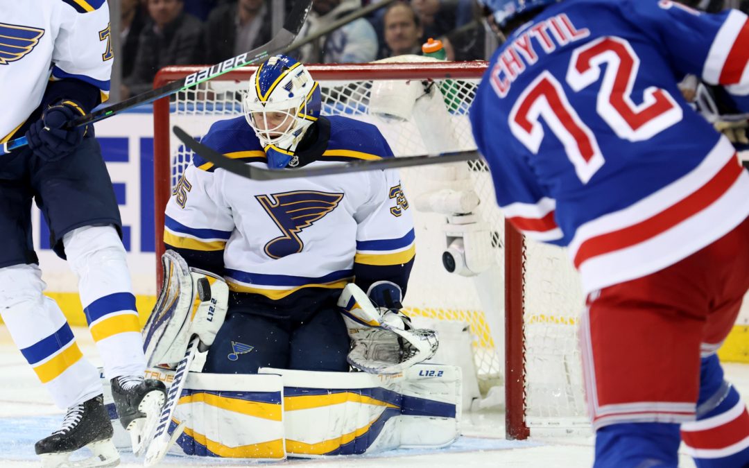 Bernie’s Rolling Four Lines: Are The St. Louis Blues Heading For A Goaltending Controversy?