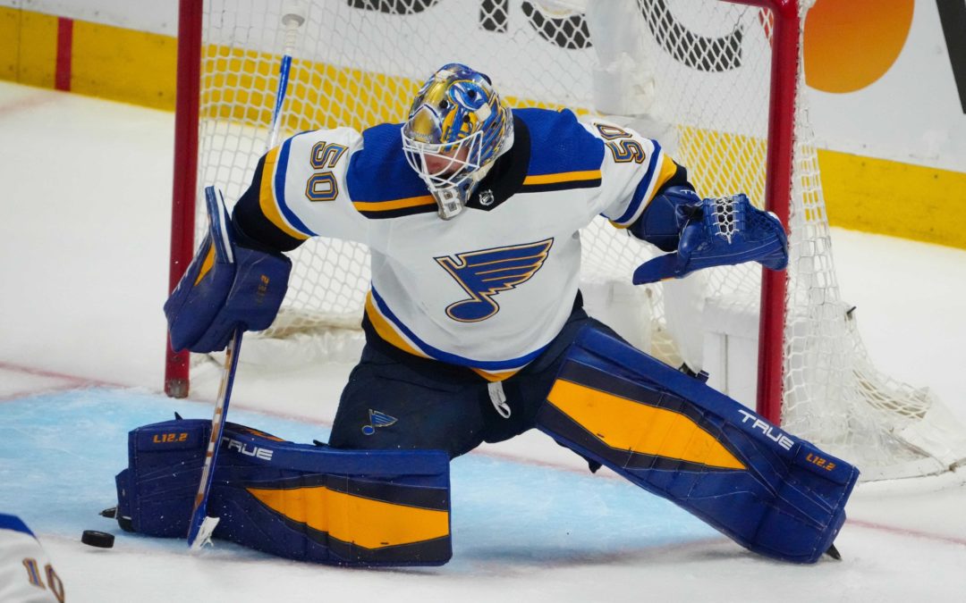 Bernie On The Blues: Binnington Was Remarkable in Game 1, But Teammates Wasted His Extraordinary Performance.
