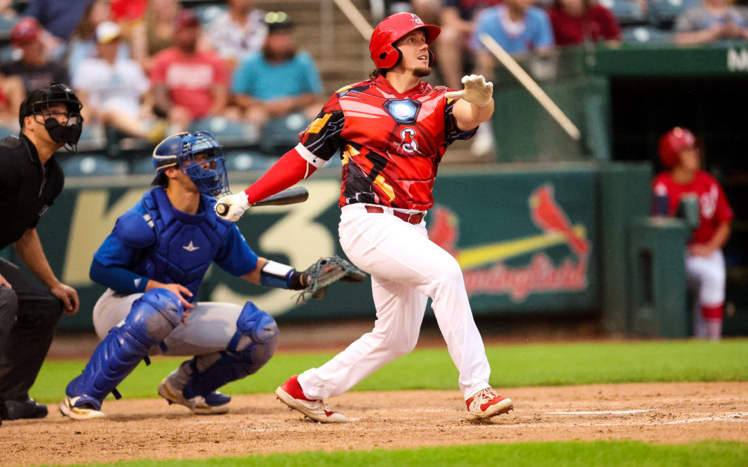 Double-A Cardinals’ superpowers on display in Springfield and Los Angeles on Saturday night