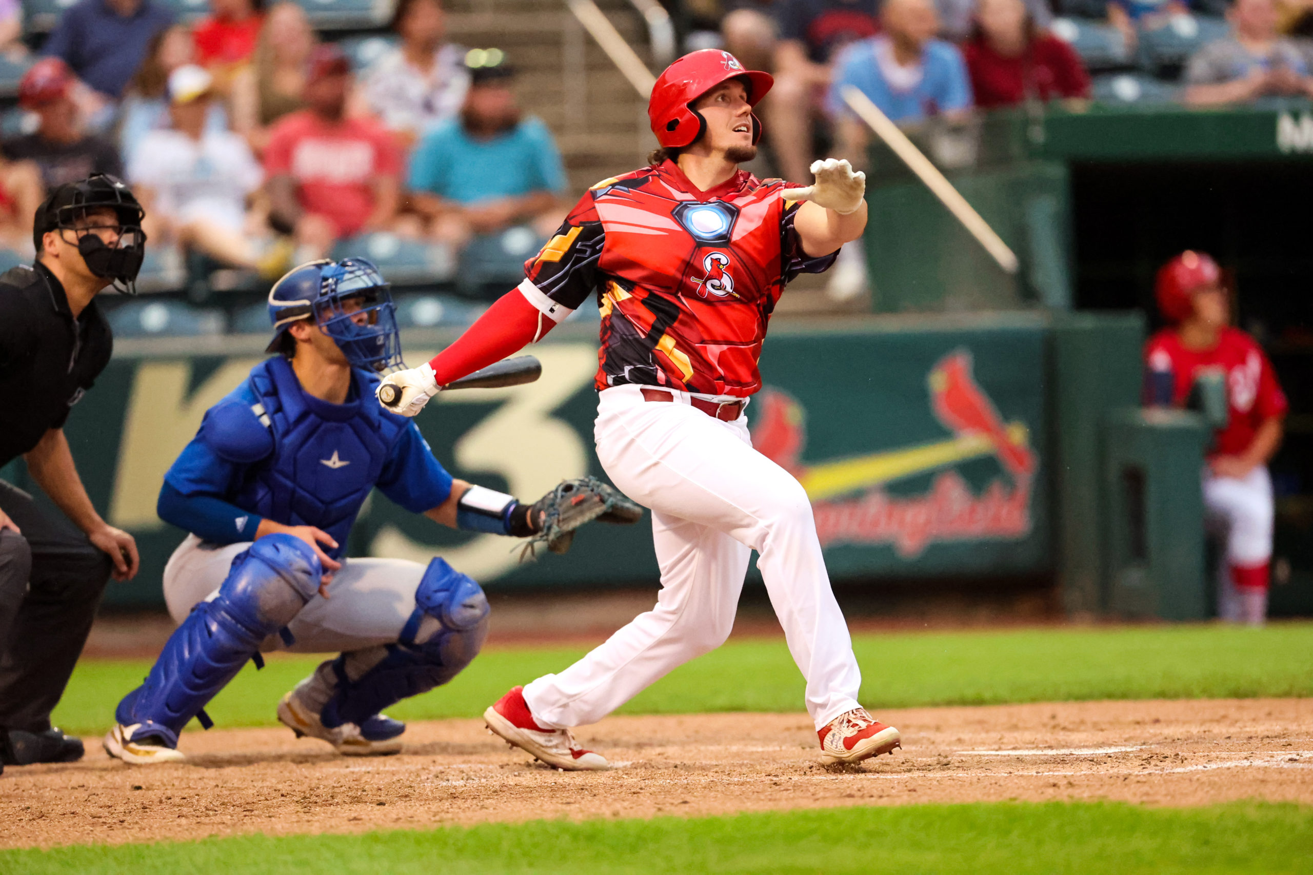 Double-A Cardinals’ superpowers on show in Springfield and Los Angeles on Saturday night time