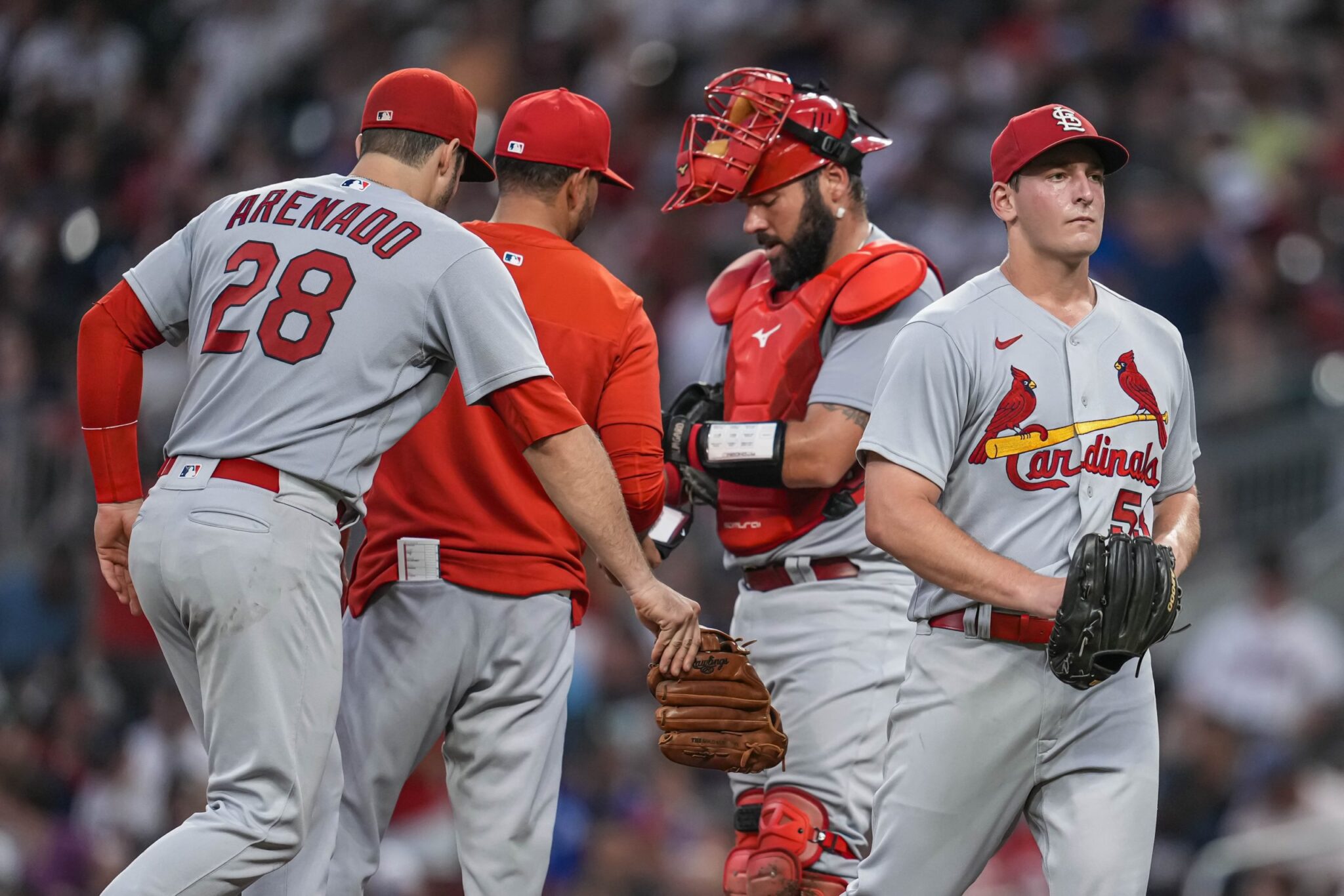 Cardinals place righty Jordan Hicks on IL with forearm strain