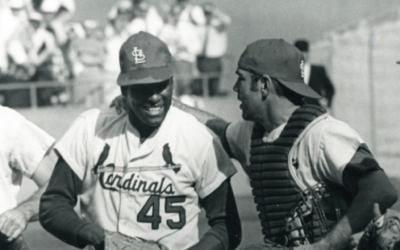 Tim McCarver and Bob Gibson